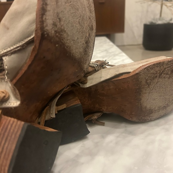 Freebird Crue in Ice Multi Leather Ankle Boots Size 12 - Picture 5 of 5